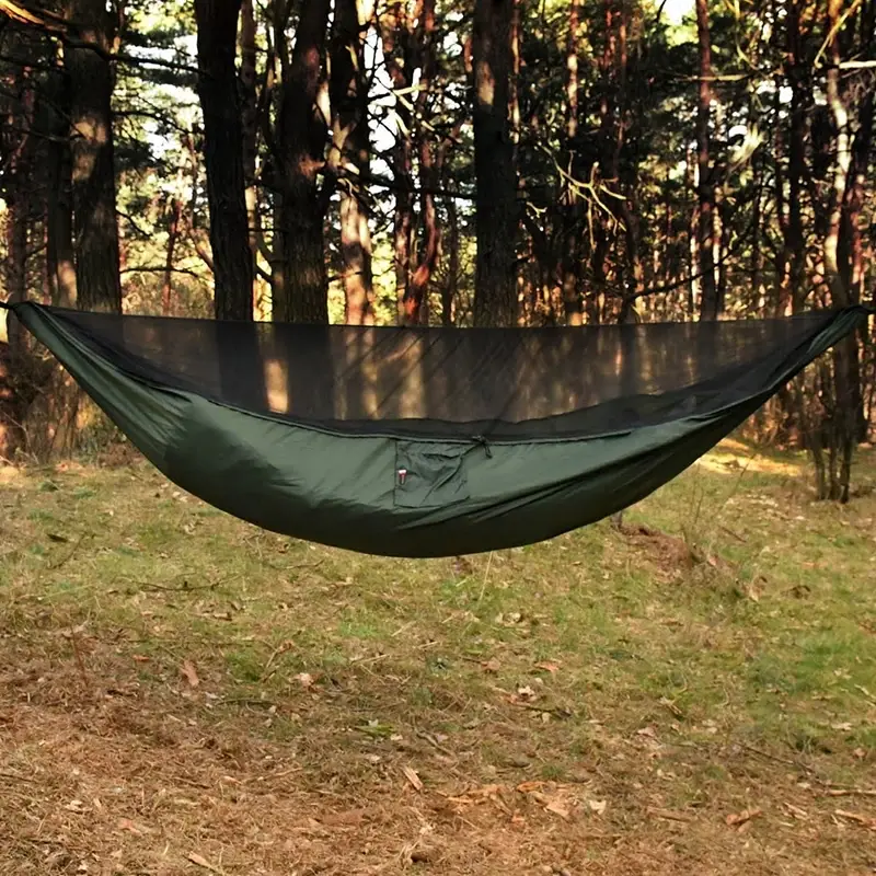 Hamak Lekki Turystyczny Ważka V2 Long + Moskitiera Single Zip TigerWood Green Kup teraz