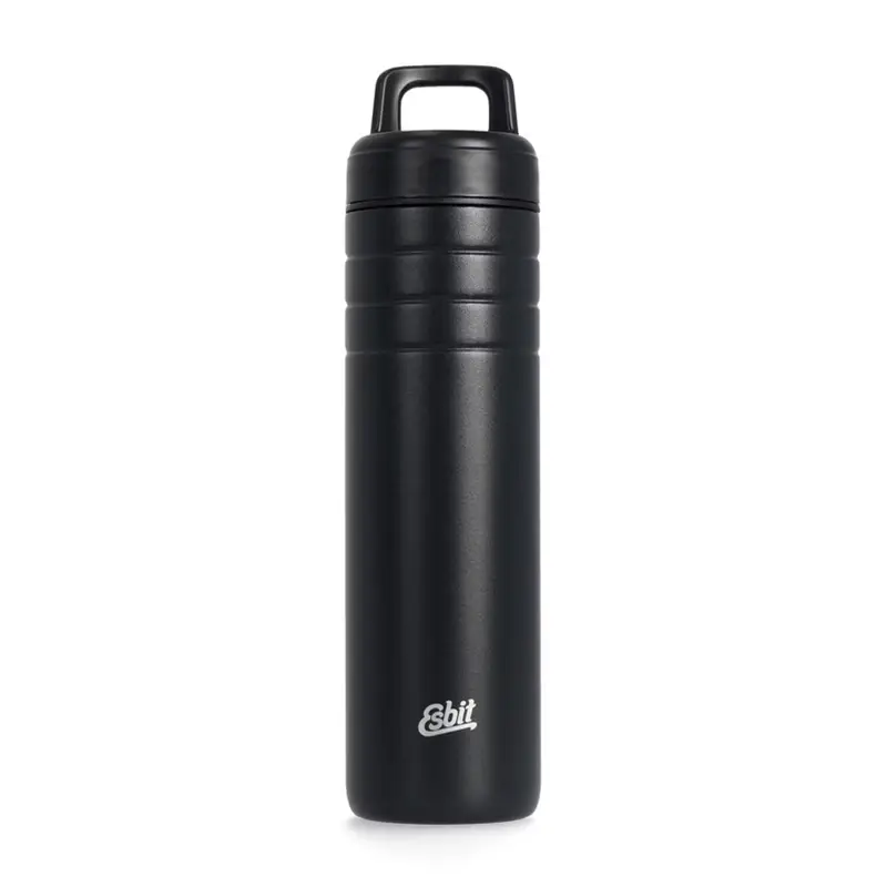 Butelka Turystyczna Majoris Wide Mouth Flask Daypack 700 ml Esbit Czarny (WM700TL-DG) Wysoka jakość