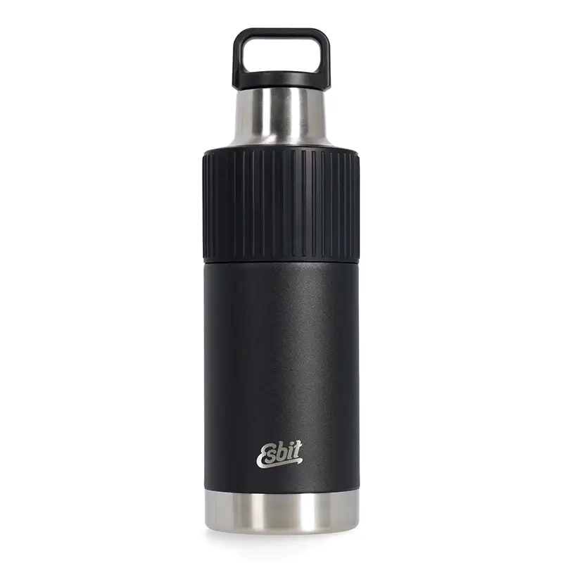 Cena promocyjna Butelka Termiczna Izolowana Sculptor Insulated Bottle With Sleeve 1000 ml Esbit Czarna (IB1000SC-SL-BK)