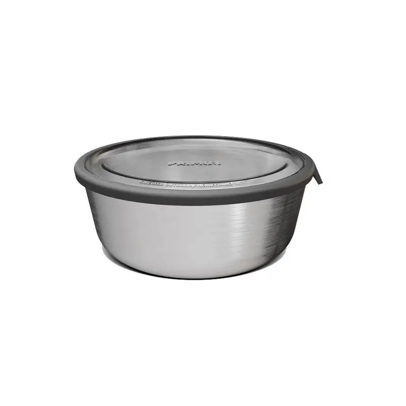 Miska Turystyczna Z Pokrywką Prepping Bowl 600 ml Stainless Steel Primus Stalowa (P743660) Premium