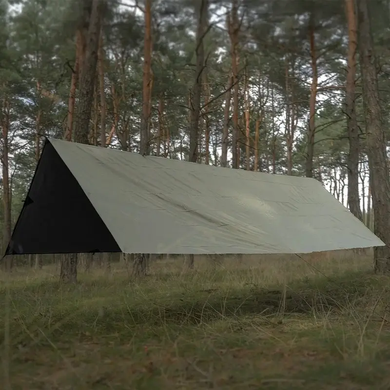 Nie przegap Tarp T2 3×2 m TigerWood Olive / Czarny