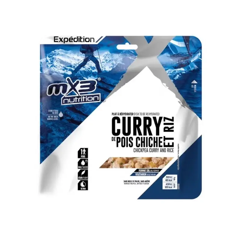 Danie Ryż Curry Z Ciecierzycą 210g MX3 (821) Zamów teraz