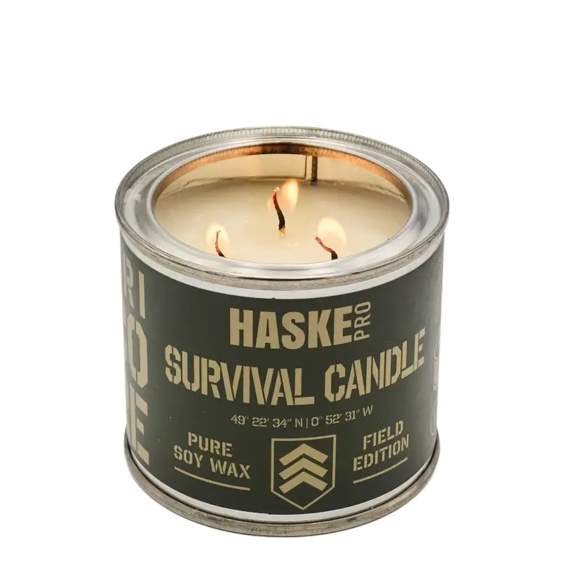 Wyprzedaż Świeca Wiatroodporna TriCore Survival Candle Sojowa Haske Pro 220g
