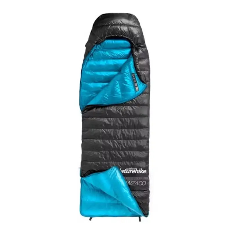 Ograniczona ilość Śpiwór CW400 Duck Down Naturehike Czarny (NH18C400)