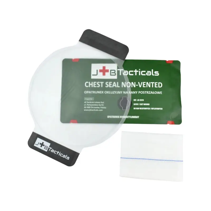 Opatrunek Okluzyjny Na Rany Klatki Piersiowej Chest Seal Non-Vented AZ-CS15 JB Tacticals Zamów dziś