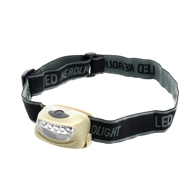 Nowość Latarka Czołowa 4+1 LED M-Tac Khaki (60067004)