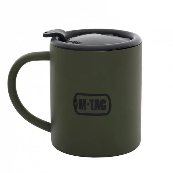 Bezpieczna płatność Kubek Termiczny Z Pokrywą 280 ml M-Tac Olive (60009001)