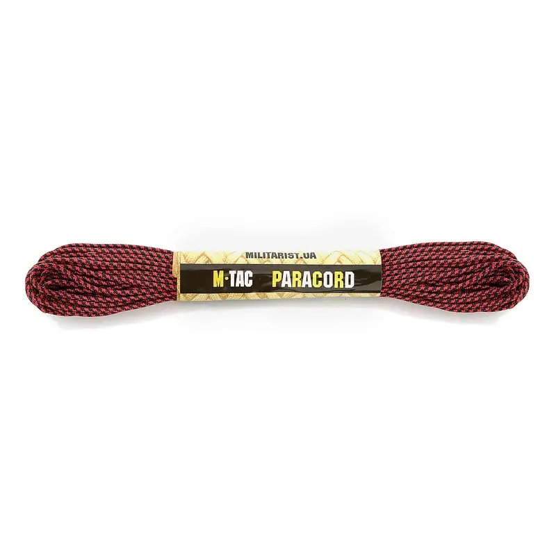Tylko dziś Linka Paracord Minicord 15m M-Tac Black /Red (10270169)