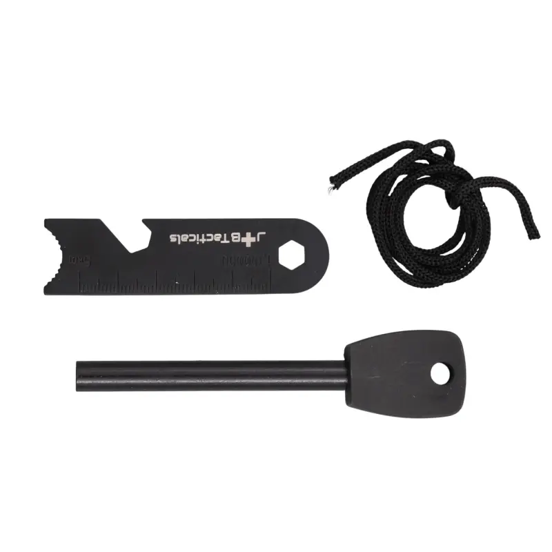 Nowość Krzesiwo Magnezowe 7 cm JB Tacticals Czarne