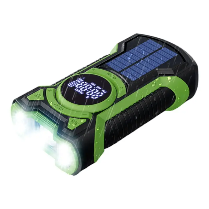 Bezpieczne zakupy Radio Awaryjne z Panelem Solarnym i Powerbankiem 5000 mAh JB Tacticals (JB-07)