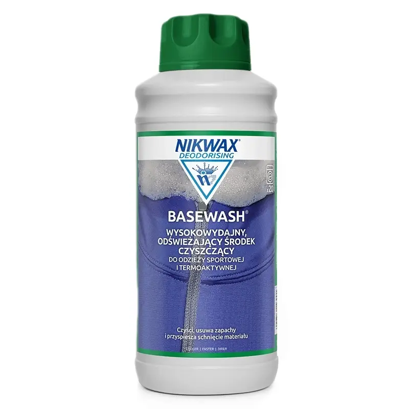 Niska cena Płyn Do Prania Tkanin Sportowych BaseWash Nikwax 1000 ml