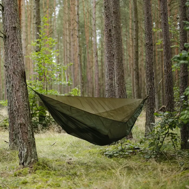 Hamak Holenderski KPU Z Moskitierą JUNGLE L Olive Oryginał Demobil BDB Cena promocyjna