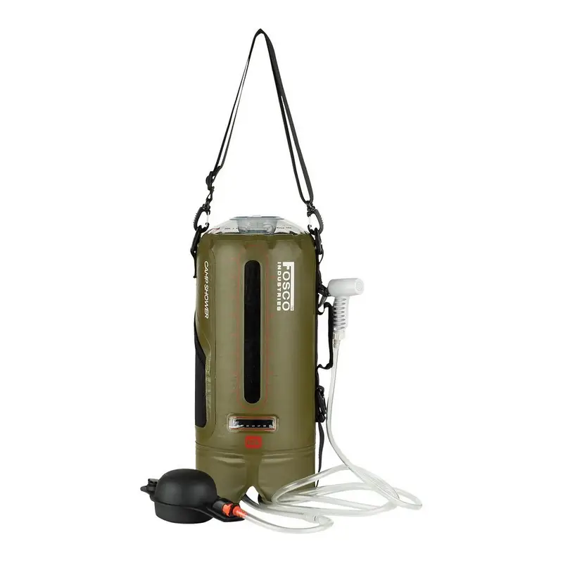 Prysznic Outdoor Camp Shower 12L Z Pompką Fosco Industries Olive (319451) Kup teraz