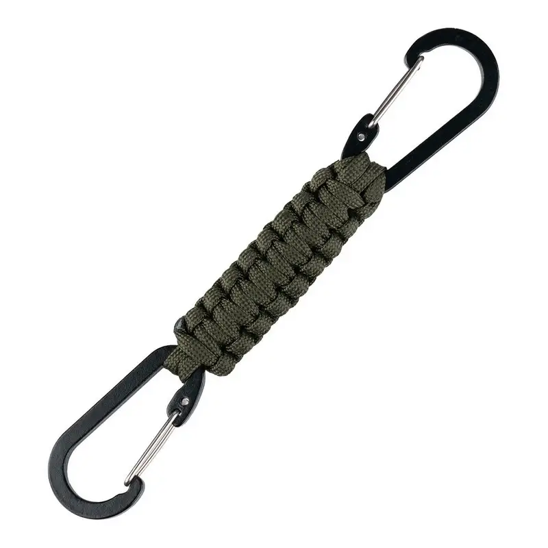 Podwójny Karabińczyk Paracord JF026 Fostex Garmonts Olive (259146) Wysoka jakość