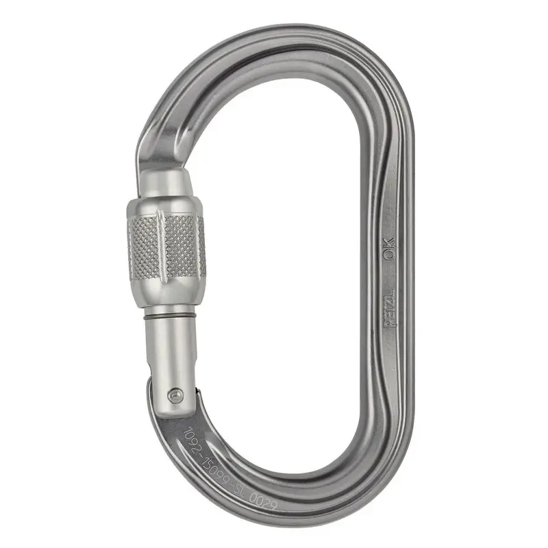 Karabinek OK Petzl Srebrny (M33A SL) Bezpieczne zakupy