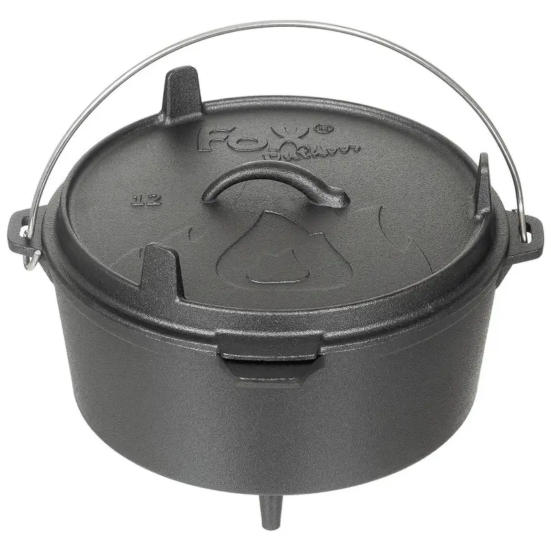 Garnek Żeliwny 5,7 L Dutch Oven Fox Outdoor (33403C) Super okazja