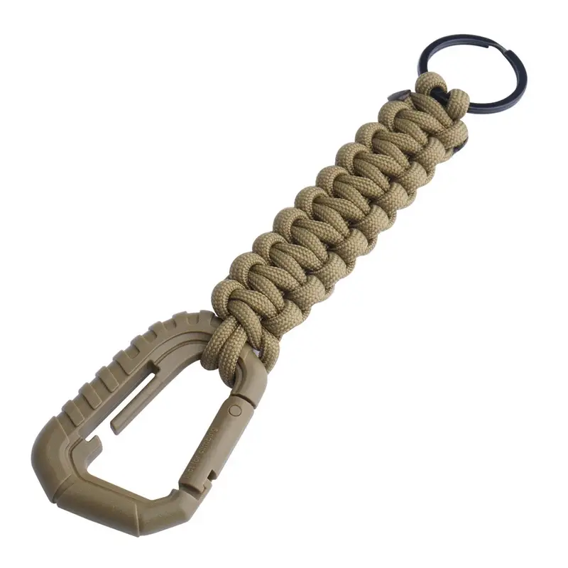Karabinek Taktyczny Z Paracordem 101 Inc. Coyote (259162) Premium