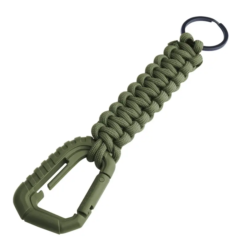 Karabinek Taktyczny Z Paracordem 101 Inc. Olive (259162) Promocja
