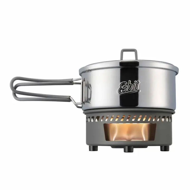 Promocja Zestaw Do Gotowania Solid Fuel Cookset Stainless Steel Esbit 1000 ml