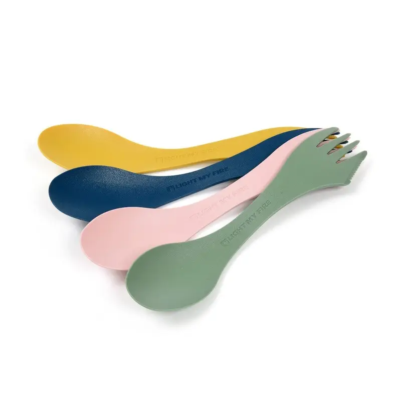 Wysoka jakość Niezbędnik SPORK BIO Light My Fire 3w1 Zestaw 4 Sztuk