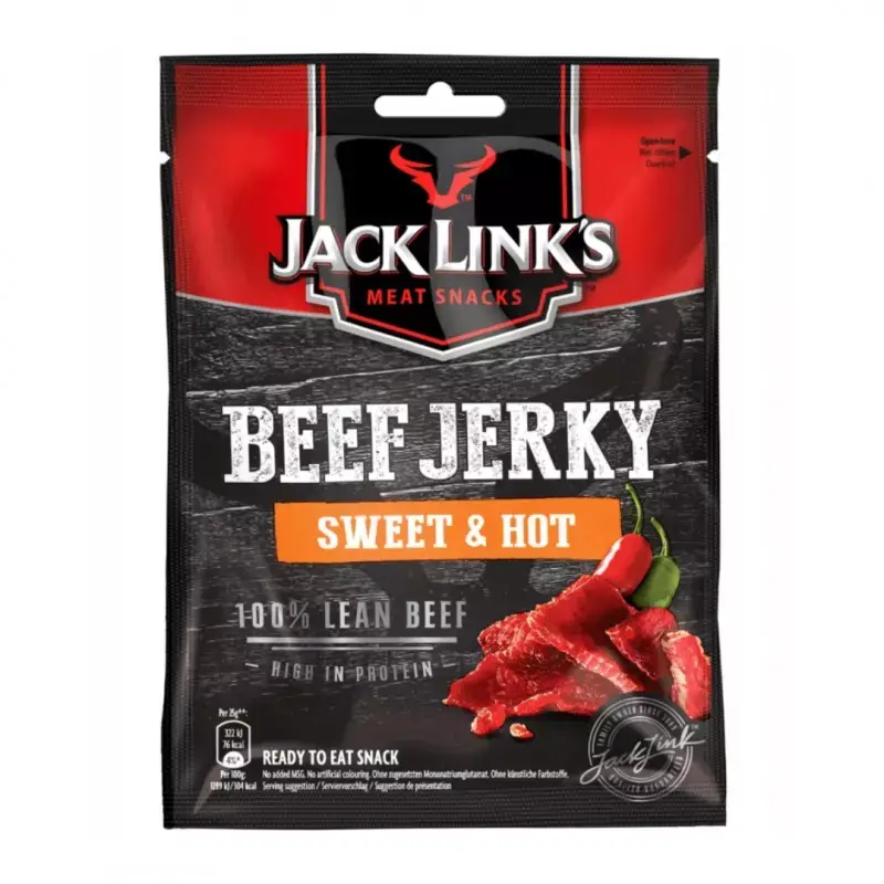 Taniej Wołowina Suszona JACK LINK'S Sweet & Hot 60 g