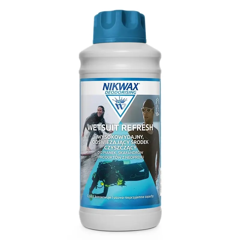 Do wyczerpania zapasów Płyn Do Czyszczenia Pianek i Neoprenu Wetsuit Refresh Nikwax 1000 ml