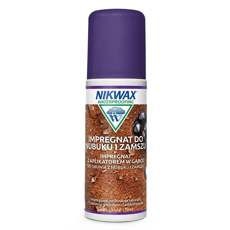 Impregnat do Obuwia z Nubuku i Zamszu Nikwax 125 ml Gąbka Najlepsza cena