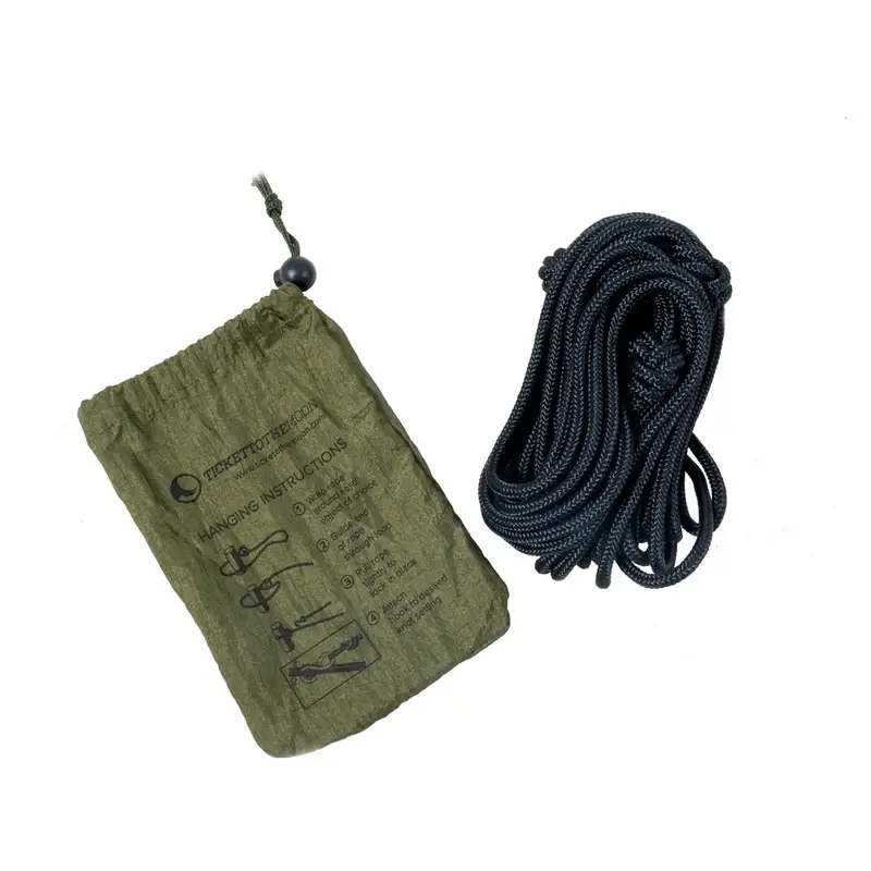 Zawieszenie Nautical Ropes Ticket to the Moon Czarne (TMROPE) Zniżka