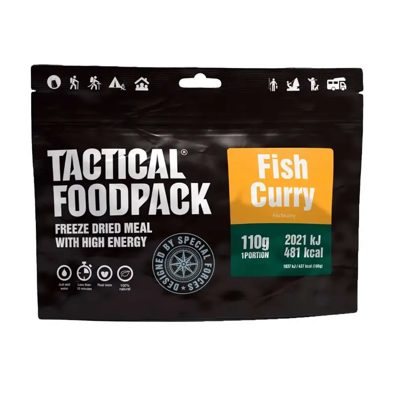 Obniżka ceny Liofilizowane Curry Rybne 110g Tactical Foodpack