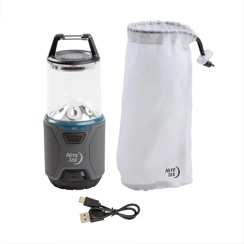 Lampa Akumulatorowa Kempingowa Radiant® RL3 PowerSwitch 500 lm Nite Ize Szary / Niebieski (RL3-03-R8) Cena promocyjna