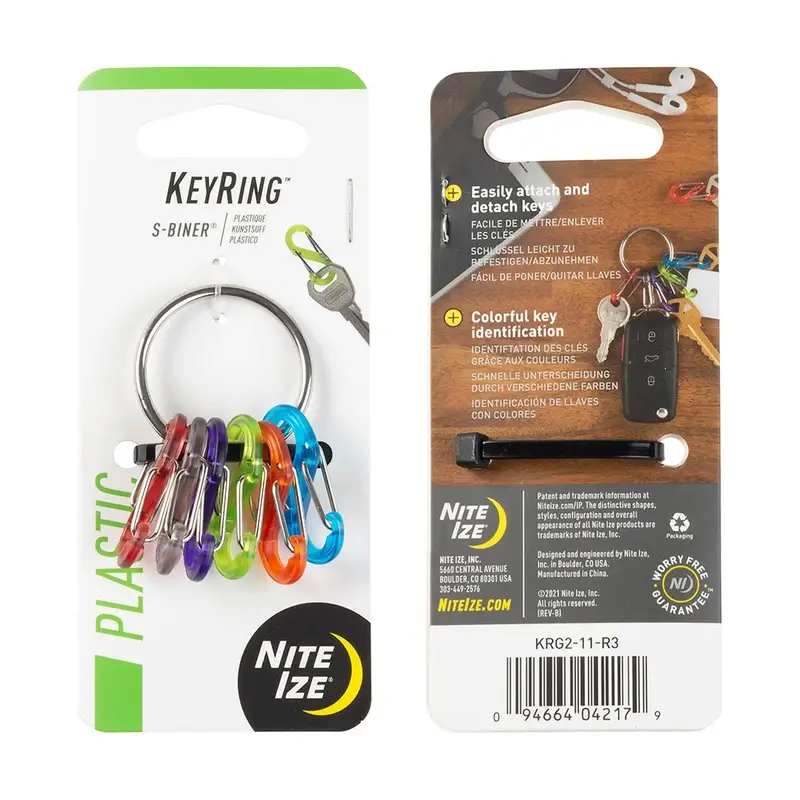 Organizer Do Kluczy KeyRing S-Biner® Nite Ize (KRG2-11-R3) Zamów dziś