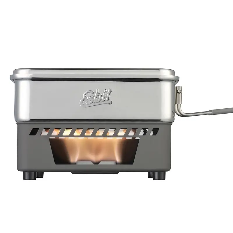 Zestaw Do Gotowania Solid Fuel Cookset 1100 ml Esbit Stainless Steel (CS1100ST) Do wyczerpania zapasów