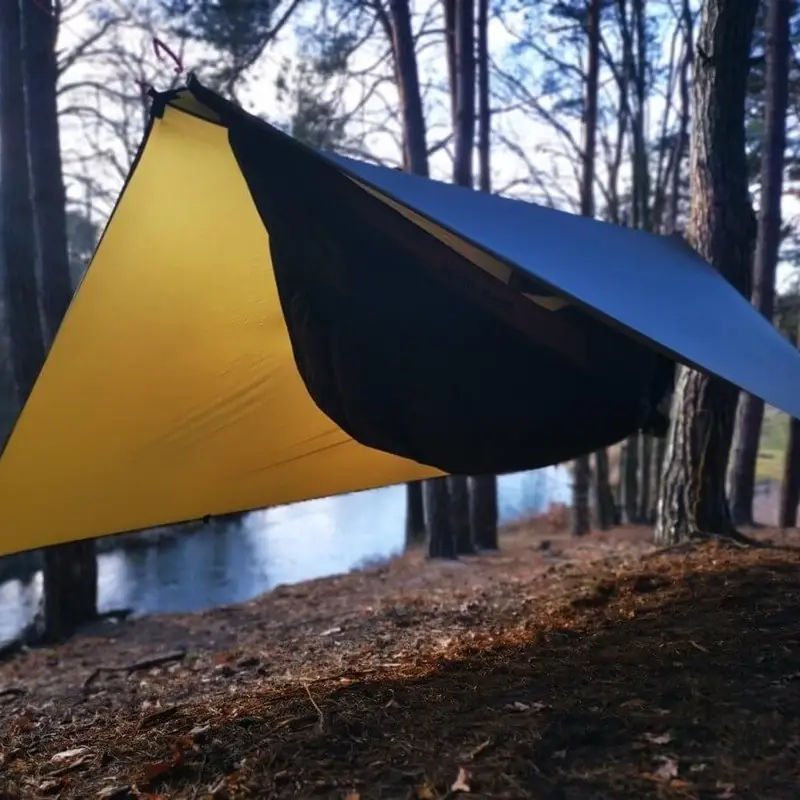 Nie przegap Tarp Silva 3,2 x 3 m Flyhamak Dark Olive