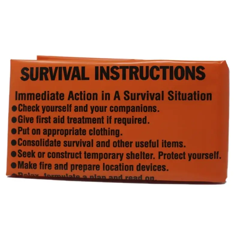 Wyjątkowa oferta Torba Survivalowa Printed Survival Bag BCB Pomarańczowa (CL044)