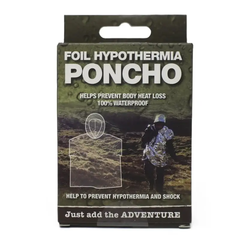 Poncho Awaryjne Emergency Poncho Silver BCB (CL202) Hit sprzedaży