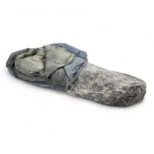 Obniżka ceny Śpiwór Modułowy Intermediate + Patrol US Army + Pokrowiec Bivi Gore-Tex UCP Oryginał Demobil BDB