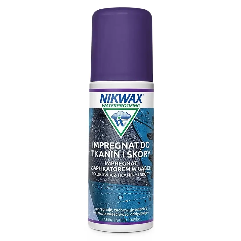 Impregnat Do Obuwia z Tkaniny i Skóry Nikwax 125 ml Gąbka Super okazja