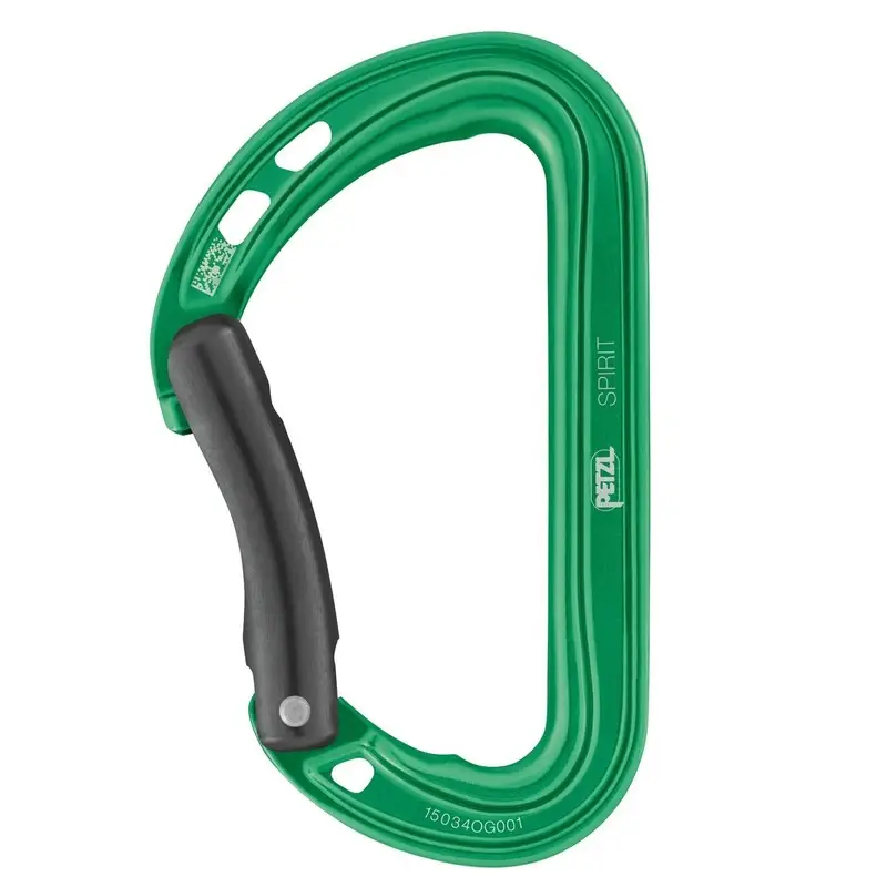 Karabinek Wygięty Spirit Petzl Zielony (M061AB04) Ostatnie sztuki