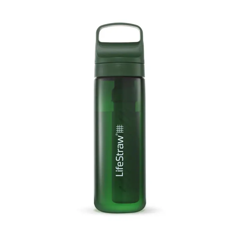 Dostępne od ręki Butelka Z Filtrem 650 ml LifeStraw Go 2.0 Terrace Green