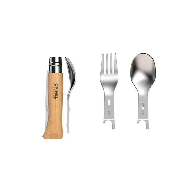 Zestaw Turystyczny Nomad Opinel Picnic Plus + Nóż N°8 Natural (002500) Łatwy zwrot
