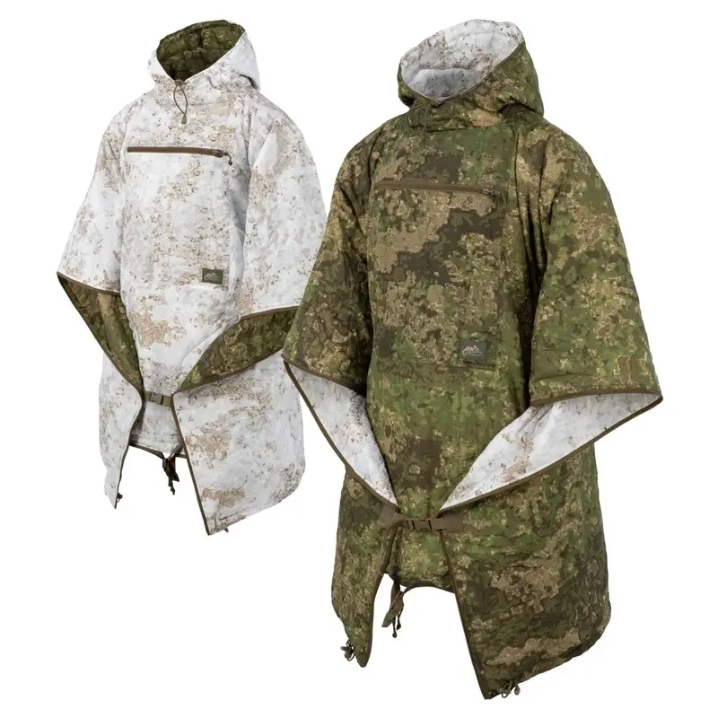Peleryna / Poncho SWAGMAN ROLL Dwustronna Helikon-Tex Pencott Wildwood / Pencott Snowdrift (PO-RSR-NL-4544A) Ostatnia szansa