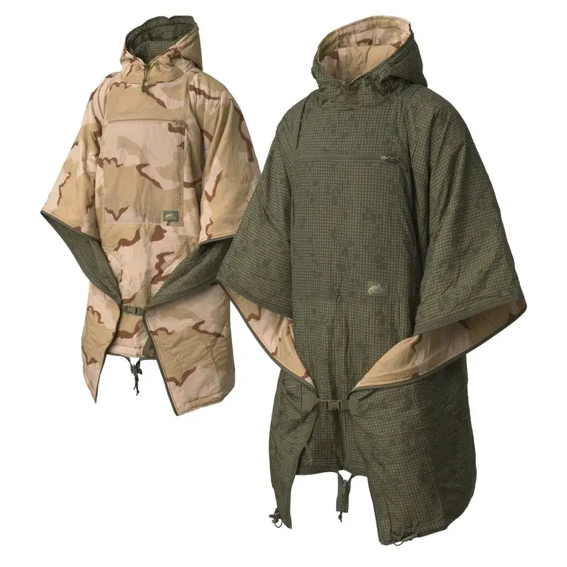 Peleryna / Poncho SWAGMAN ROLL Dwustronna Helikon-Tex Desert Night Camo / US Desert (PO-RSR-NL-0L05A) Nie przegap