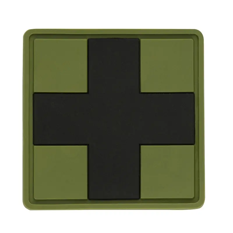 Bezpieczna płatność Naszywka Medic Cross PVC M-Tac Olive / Black (51124102)