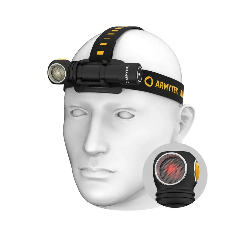Latarka Czołowa Armytek Wizard C2 White / Red Warm Magnet Czarna (F06901W) Ostatnia szansa