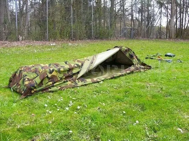 Nowość Pokrowiec Na Śpiwór z Moskitierą / Bivi Cover / Norka FESCA Gore-Tex Holenderski DPM Oryginał Demobil DB