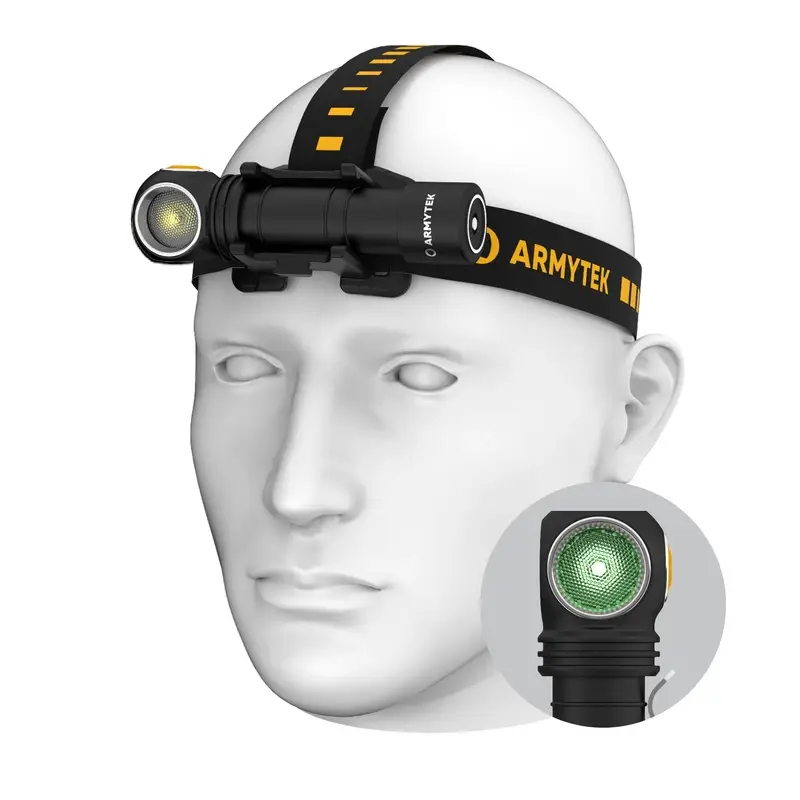 Latarka Czołowa Armytek Wizard C2 White / Green Warm Magnet Czarna (F09201W) Oferta