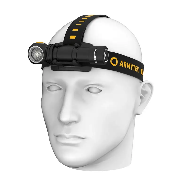 Bezpieczne zakupy Latarka Czołowa Armytek Wizard C2 1200 lm Magnet Czarna (F08901C)
