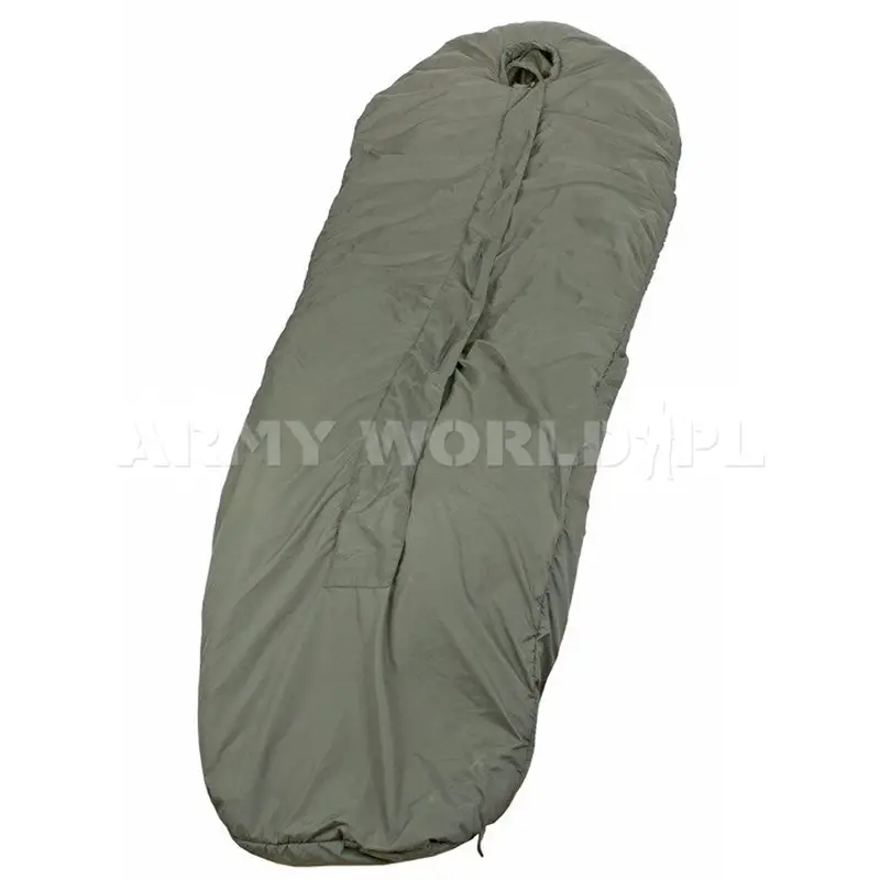 Śpiwór Brytyjski Medium Weight Nowy Model Oryginał Olive Demobil BDB Tylko dziś
