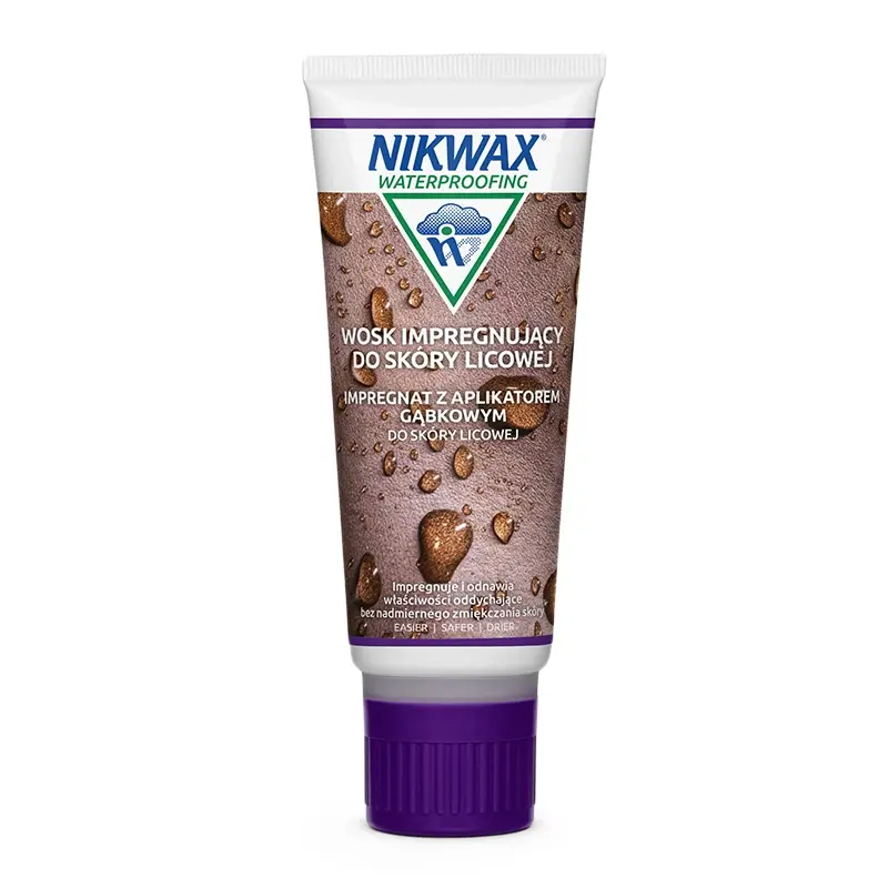 Zniżka Wosk Impregnujący Do Skóry Licowej Bezbarwny WWFL Nikwax 100 ml