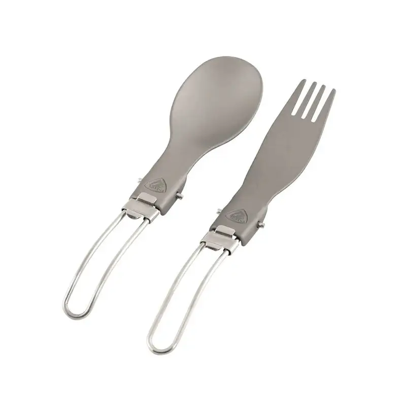 Bezpieczne zakupy Niezbędnik Folding Alloy Cutlery Set Robens (690213)